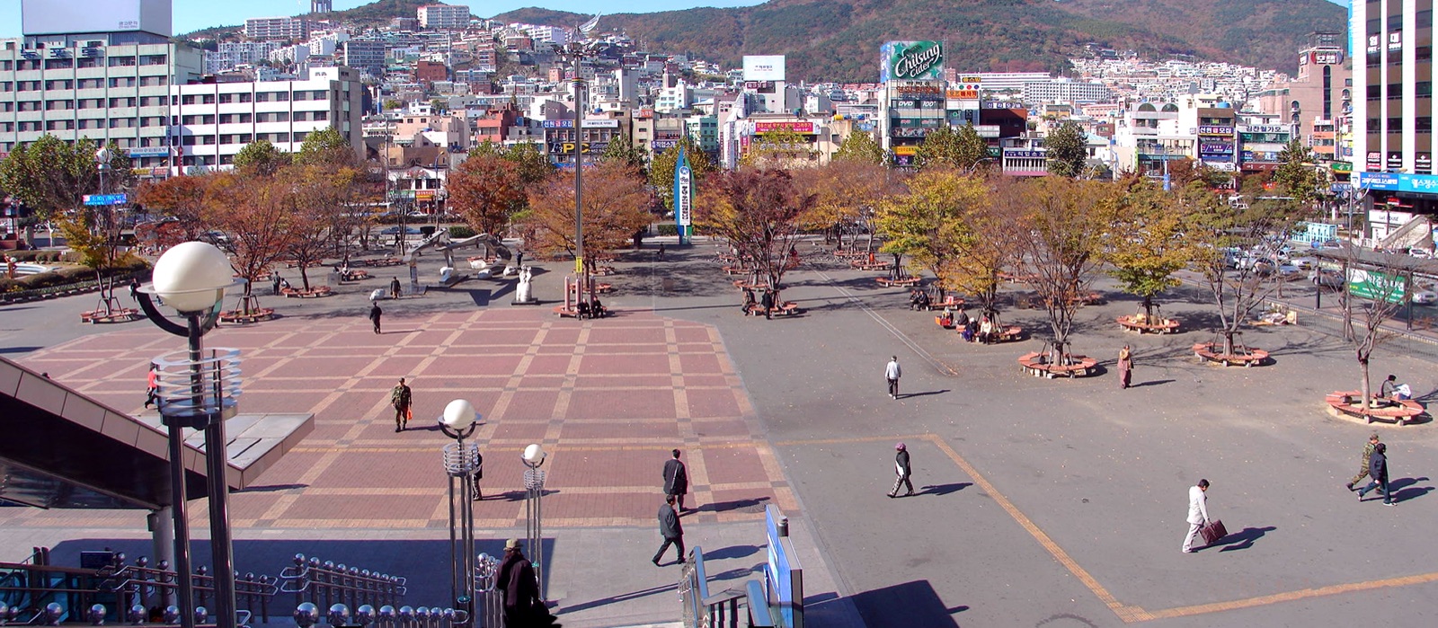 Exterior view from Busan Station, useful for understanding the station-area base when choosing between Busan Station, Seomyeon, and Haeundae.